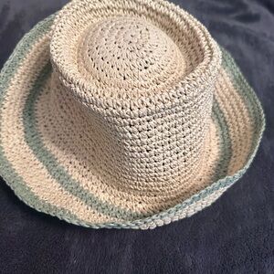 Madewell Cream Crochet Sun Hat